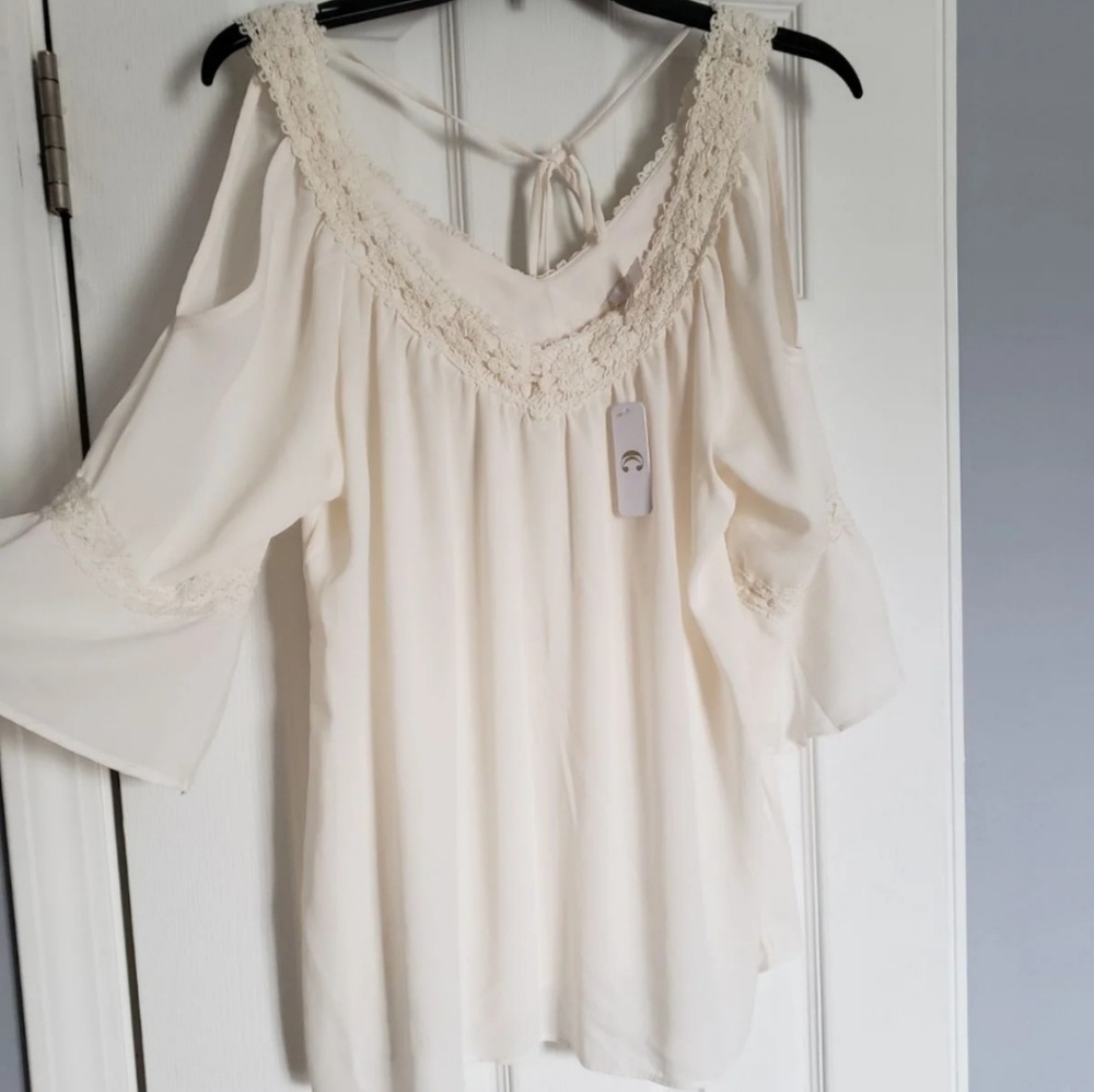 Charming Charlie Cold Shoulder Top